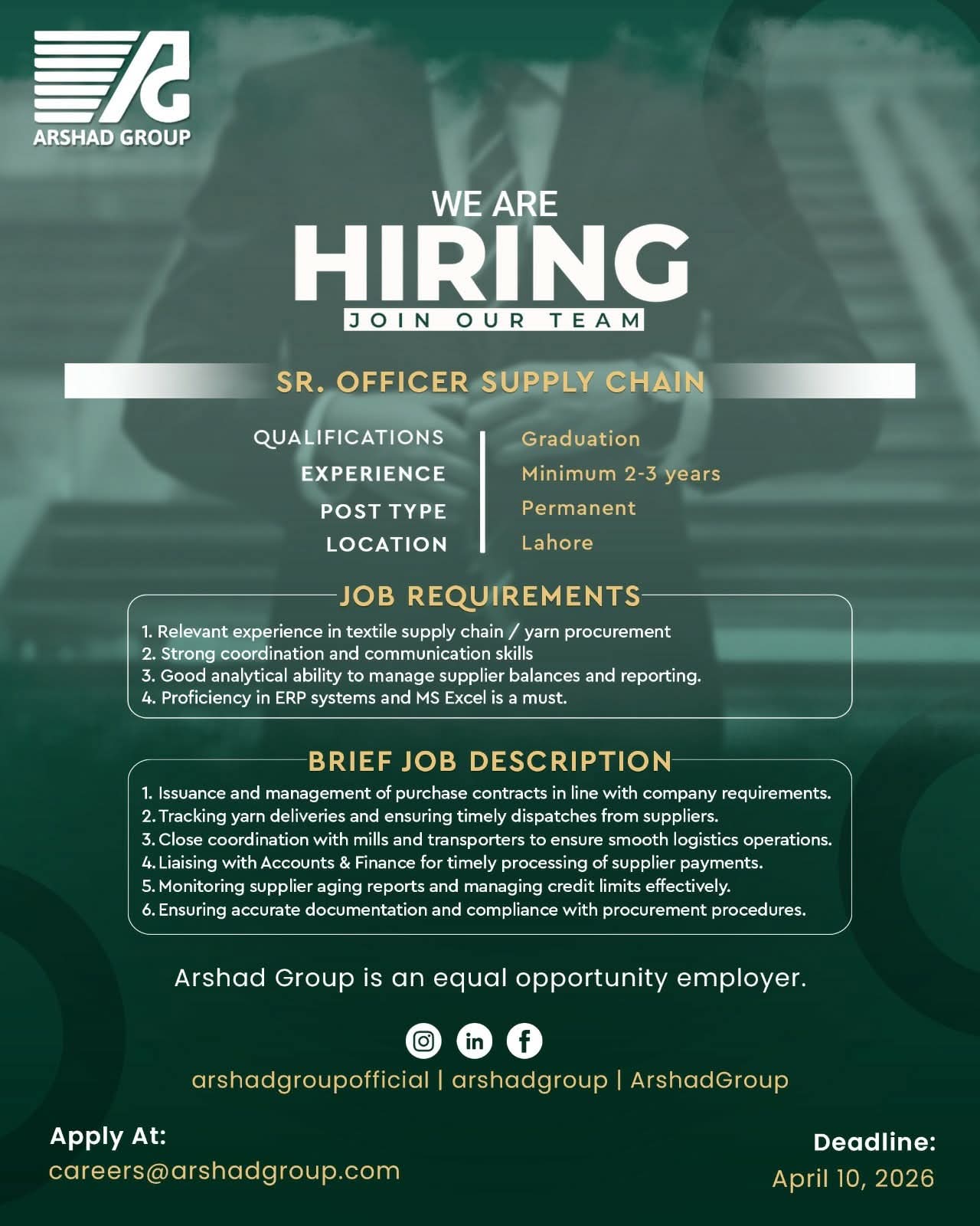 Organization Name: Arshad Group