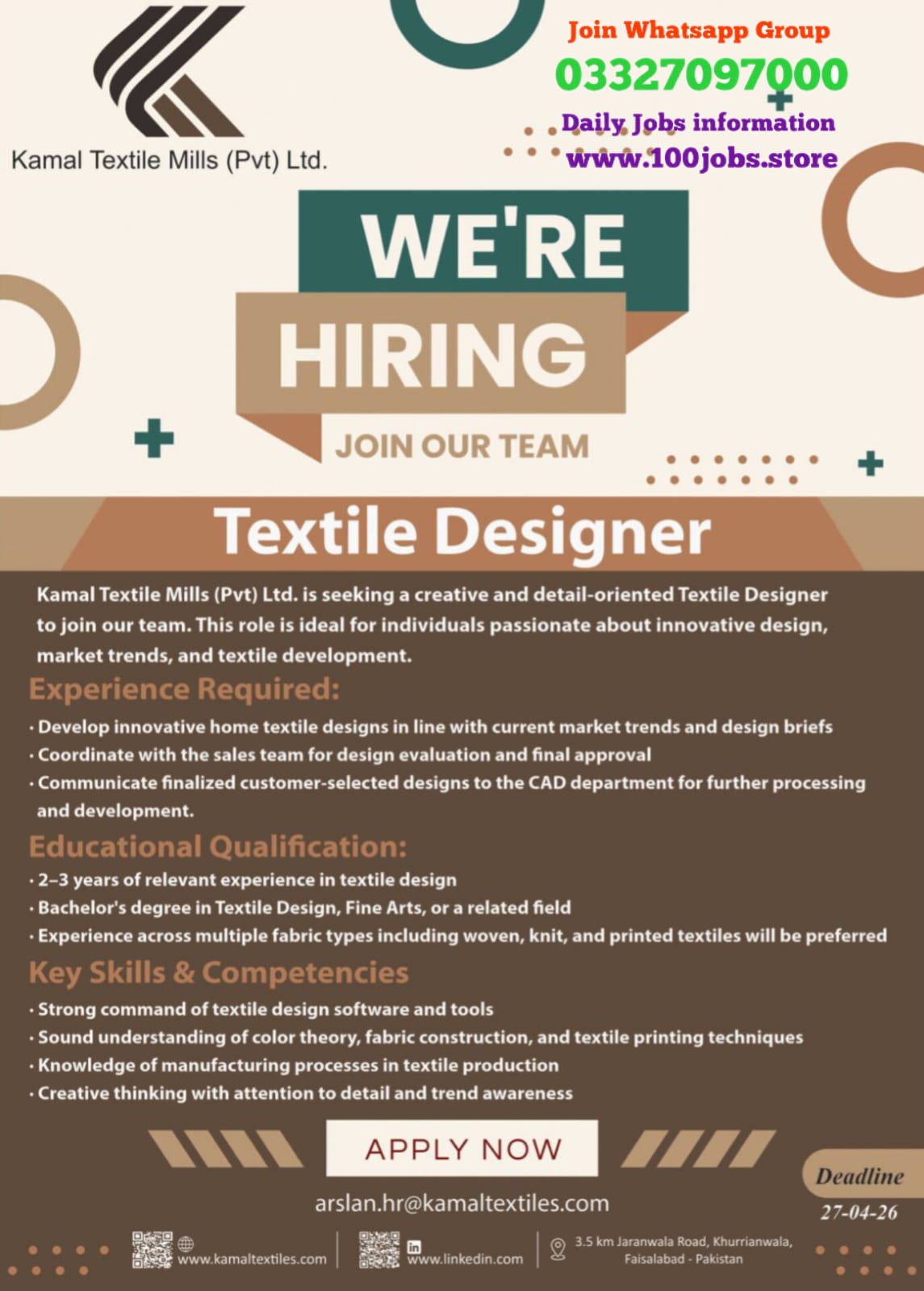 Kamal Textile Mills (Pvt)Ltd.