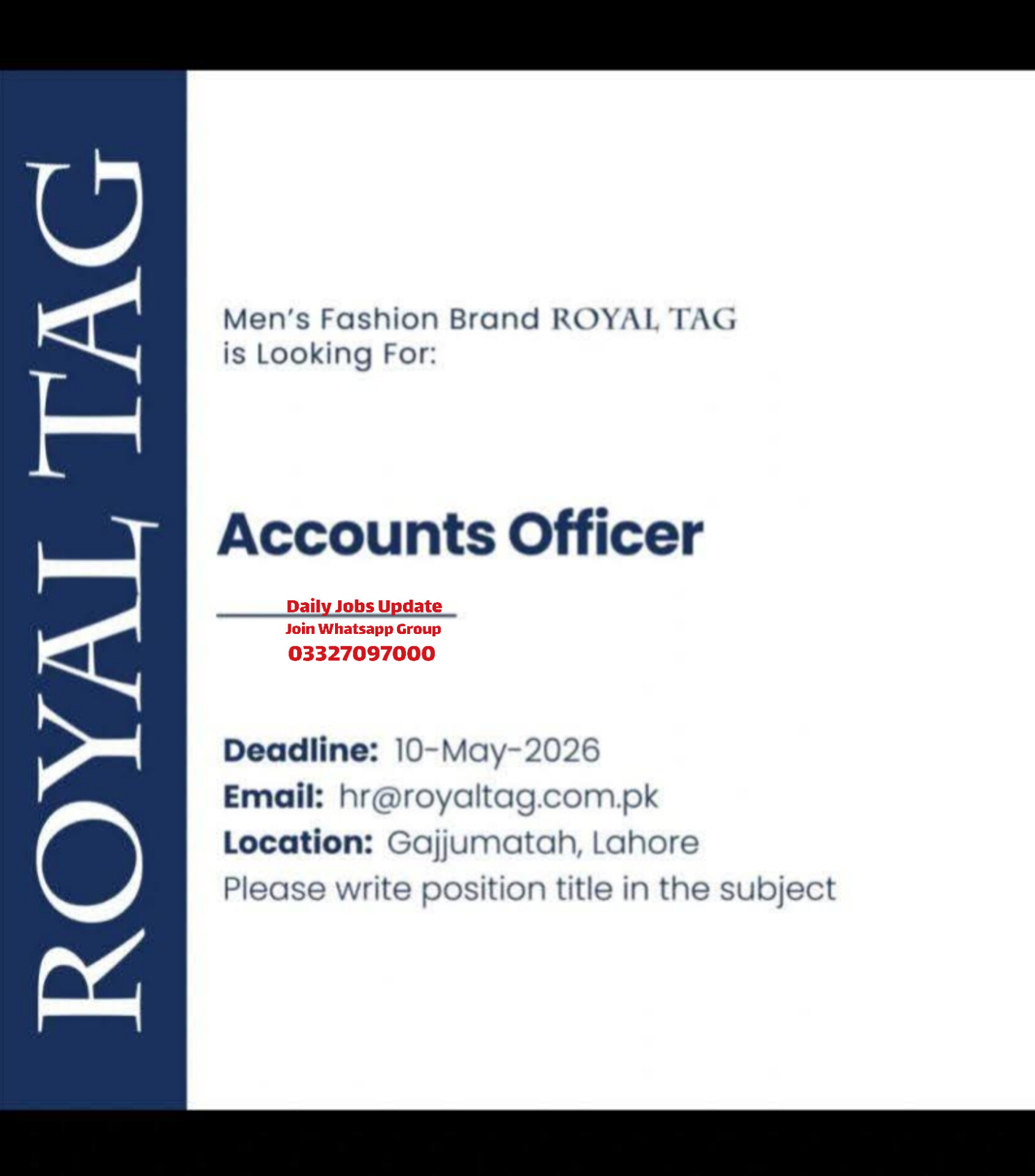 Accounts Officer