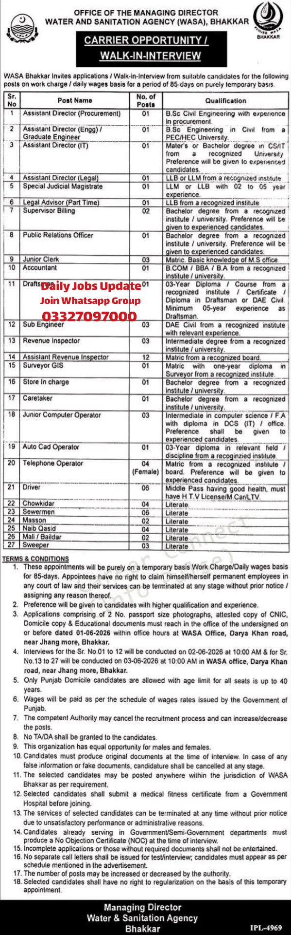 Wasa Jobs